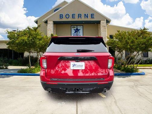 Red 2022 Ford Explorer ST-Line