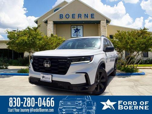 White 2025 Honda Pilot Black Edition