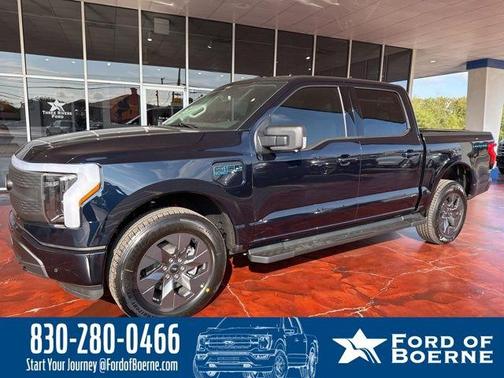 Blue Metallic 2025 Ford F-150 Lightning Flash