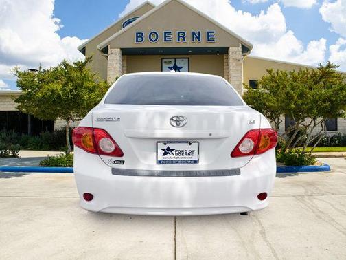White 2010 Toyota Corolla LE
