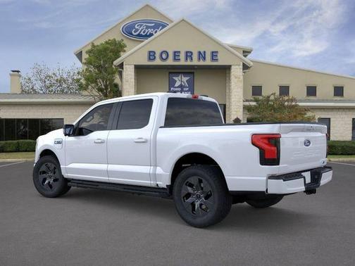 White 2025 Ford F-150 Lightning Flash