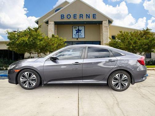Modern Steel Metallic 2018 Honda Civic EX-T