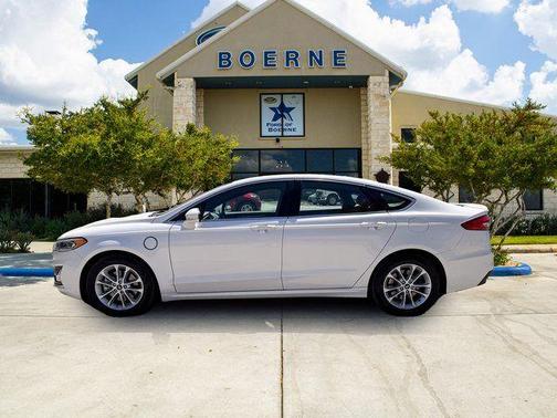 White Platinum 2020 Ford Fusion Energi Titanium