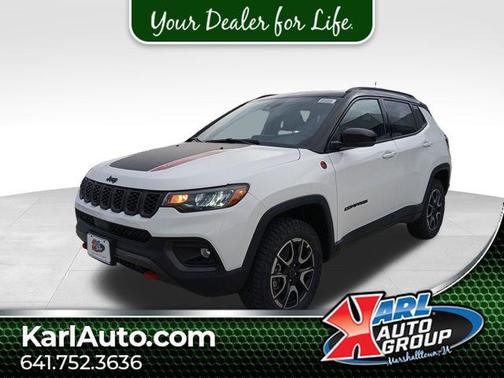 Bright White Clearcoat 2026 Jeep Compass Trailhawk
