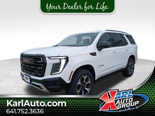 Summit White 2026 GMC Yukon 4WD AT4 Ultimate