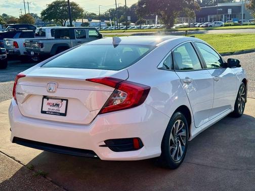White Orchid Pearl 2017 Honda Civic EX