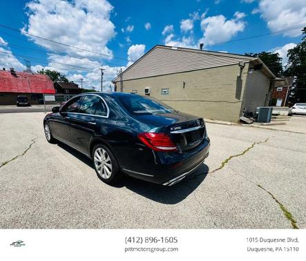 Black 2017 Mercedes-Benz E-Class E 300 4MATIC Sedan 4D