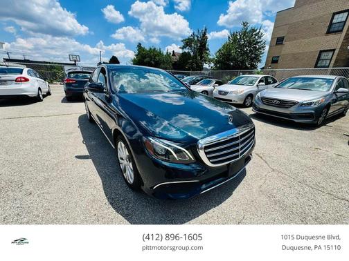Black 2017 Mercedes-Benz E-Class E 300 4MATIC Sedan 4D