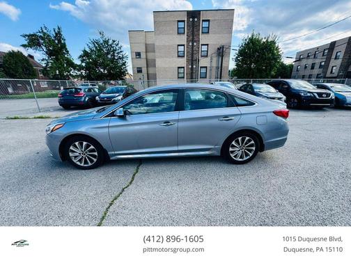 Shale Gray Metallic 2015 Hyundai SONATA Sport