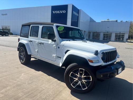 Bright White Clearcoat 2024 Jeep Wrangler 4xe Sport