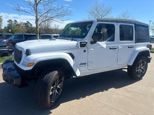 Bright White Clearcoat 2024 Jeep Wrangler 4xe Sport