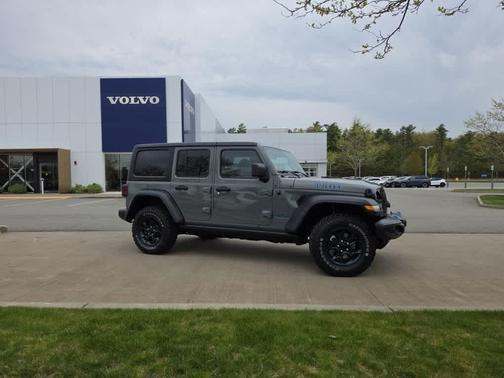 Sting Gray Clearcoat 2023 Jeep Wrangler 4xe Base
