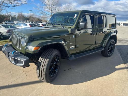 Sarge Green Clearcoat 2023 Jeep Wrangler 4xe Sahara