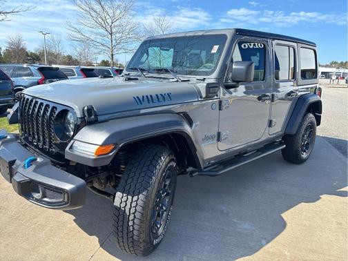 Sting Gray Clearcoat 2023 Jeep Wrangler 4xe Base
