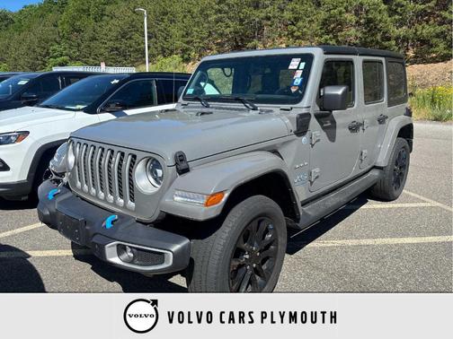 Sting Gray Clearcoat 2023 Jeep Wrangler 4xe Sahara