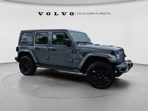 Sting Gray Clearcoat 2023 Jeep Wrangler 4xe Sahara