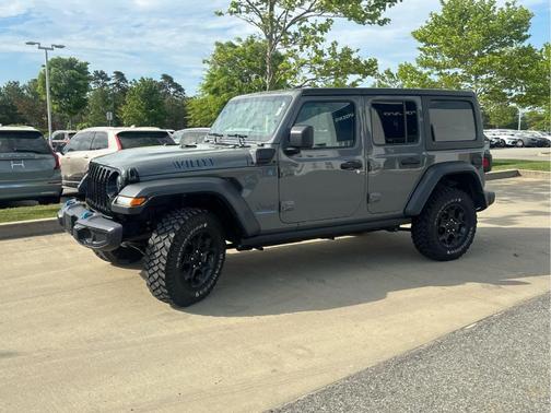 Sting Gray Clearcoat 2023 Jeep Wrangler 4xe Base