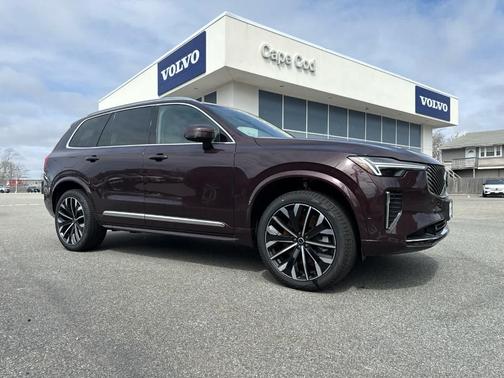 Mulberry Red 2026 Volvo XC90 Plug-In Hybrid T8 Ultra 7-Seater
