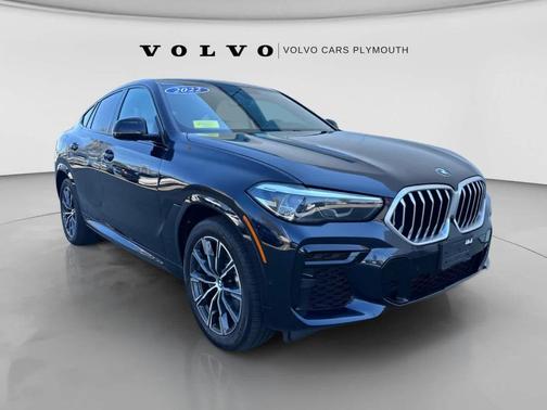 Carbon Black Metallic 2022 BMW X6 xDrive40i