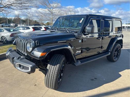 Black Clearcoat 2023 Jeep Wrangler 4xe Sahara
