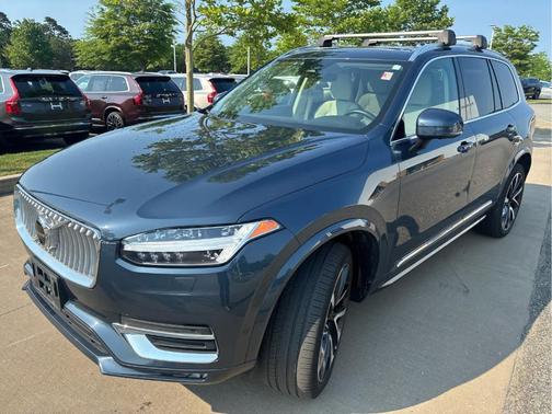 Denim Blue Metallic 2024 Volvo XC90 B6 Plus Bright Theme 6-Seater