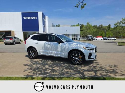 Crystal White Metallic 2024 Volvo XC60 Recharge Plug-In Hybrid T8 Polestar Engineered