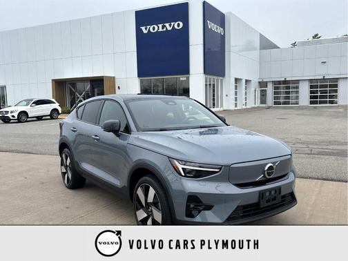 Thunder Gray Metallic 2023 Volvo C40 Recharge Pure Electric Twin Ultimate