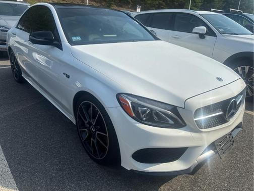 Polar White 2018 Mercedes-Benz AMG C 43 Base 4MATIC