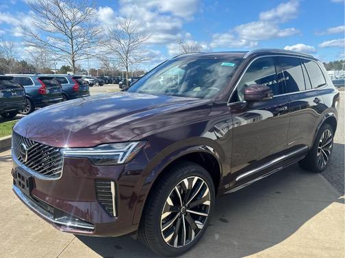 Mulberry Red 2026 Volvo XC90 Plug-In Hybrid T8 Plus 6-Seater