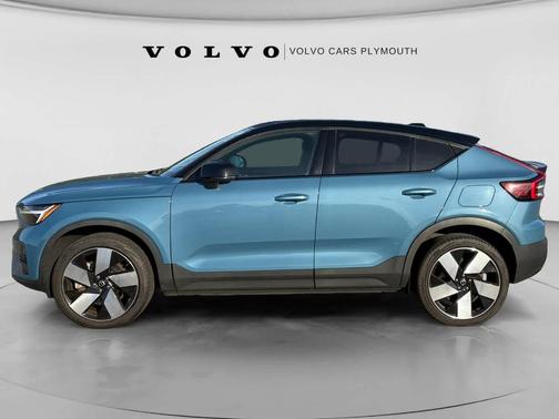Fjord Blue Metallic 2022 Volvo C40 Recharge Pure Electric P8 Ultimate