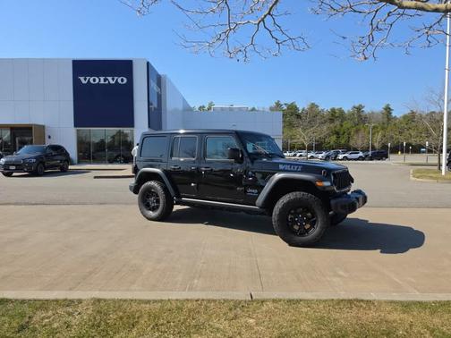 Black Clearcoat 2024 Jeep Wrangler 4xe Sport