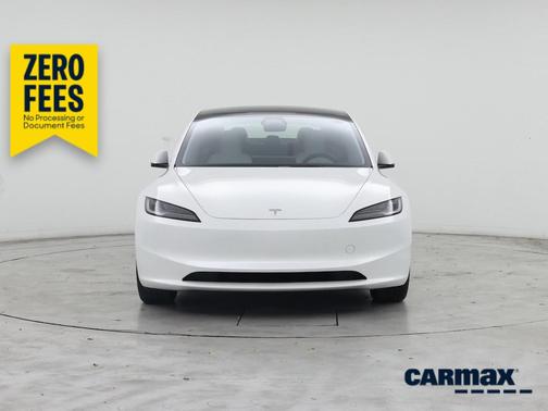 White 2024 Tesla Model 3 Long Range