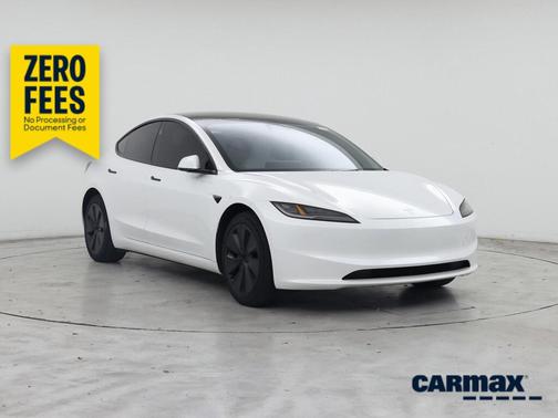 White 2024 Tesla Model 3 Long Range