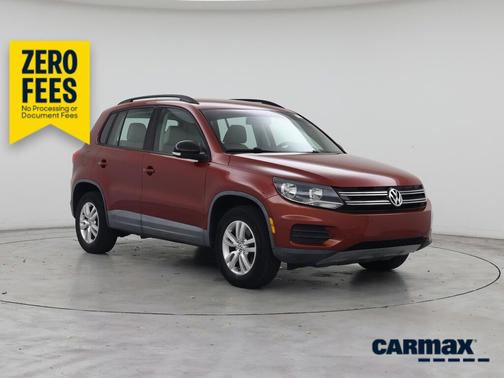 Red 2016 Volkswagen Tiguan S