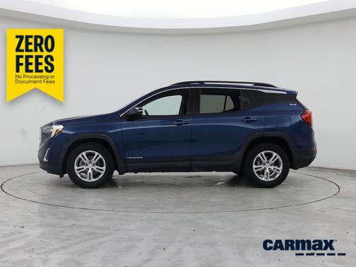 Blue 2020 GMC Terrain SLE