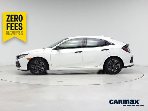 White 2019 Honda Civic EX
