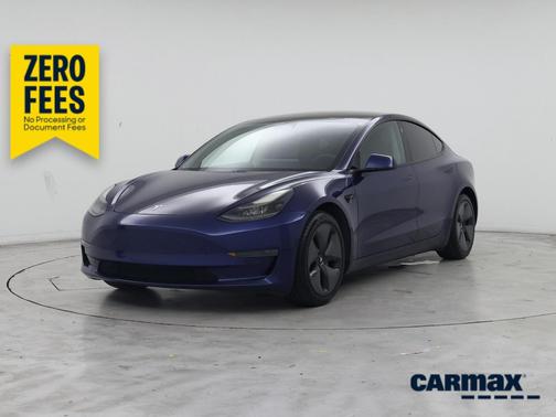 Blue 2021 Tesla Model 3 Standard Range Plus