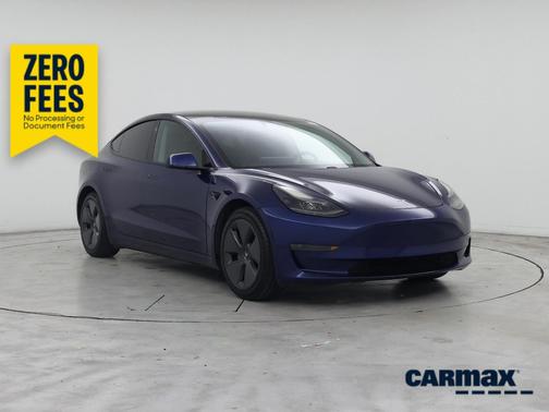 Blue 2021 Tesla Model 3 Standard Range Plus