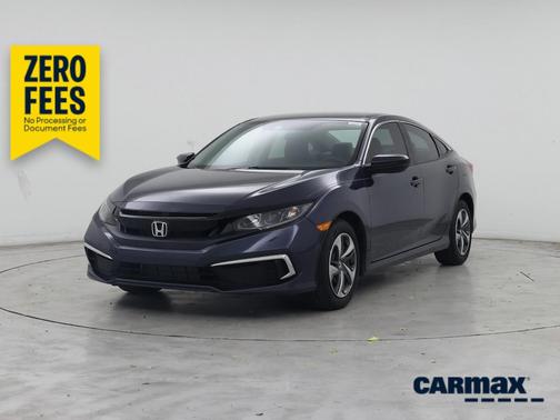 Blue 2020 Honda Civic LX