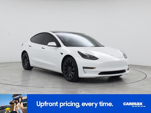 White 2023 Tesla Model 3 Performance