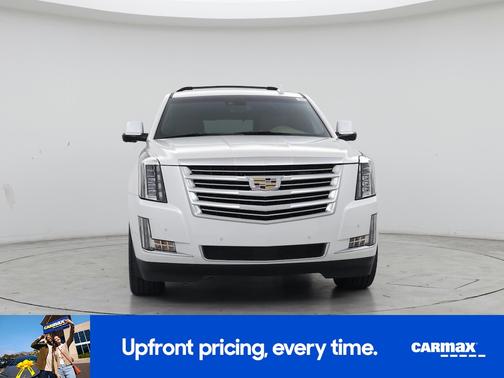White 2018 Cadillac Escalade Platinum