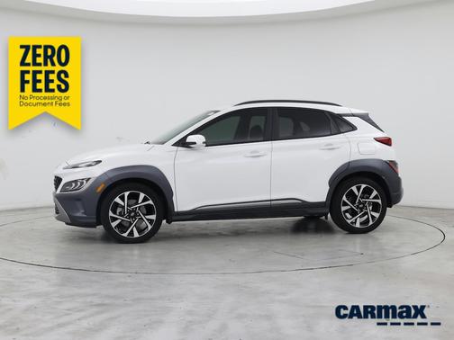 White 2023 Hyundai KONA Limited