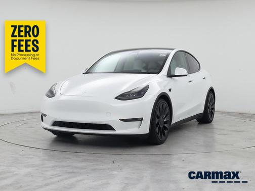 White 2022 Tesla Model Y Performance