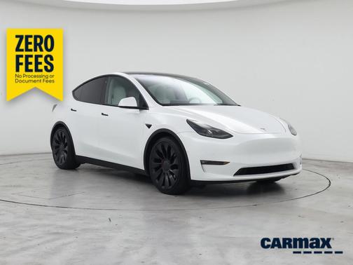 White 2022 Tesla Model Y Performance