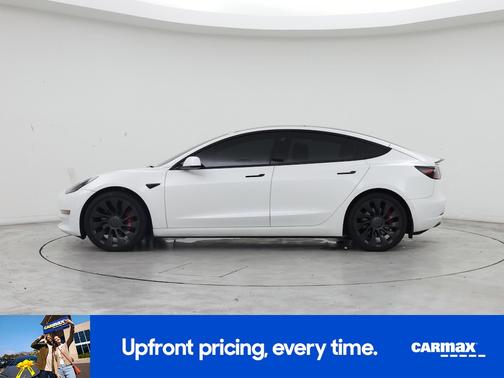 White 2022 Tesla Model 3 Performance
