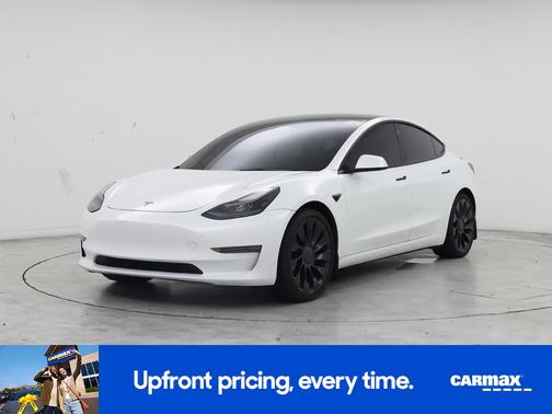 White 2022 Tesla Model 3 Performance