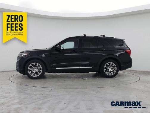Black 2025 Ford Explorer Platinum