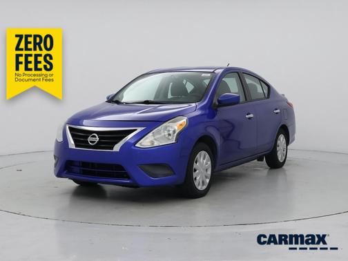 Blue 2017 Nissan Versa SV
