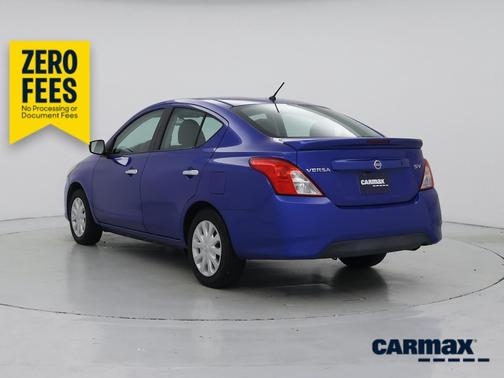 Blue 2017 Nissan Versa SV