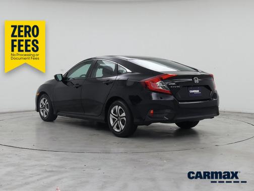 Black 2016 Honda Civic LX